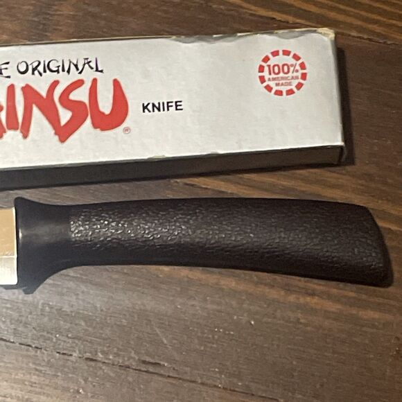 NEW ORIGINAL GINSU All Purpose KNIFE (As Seen On TV) Sharp SERRATED BLADE - Picture 3 of 12